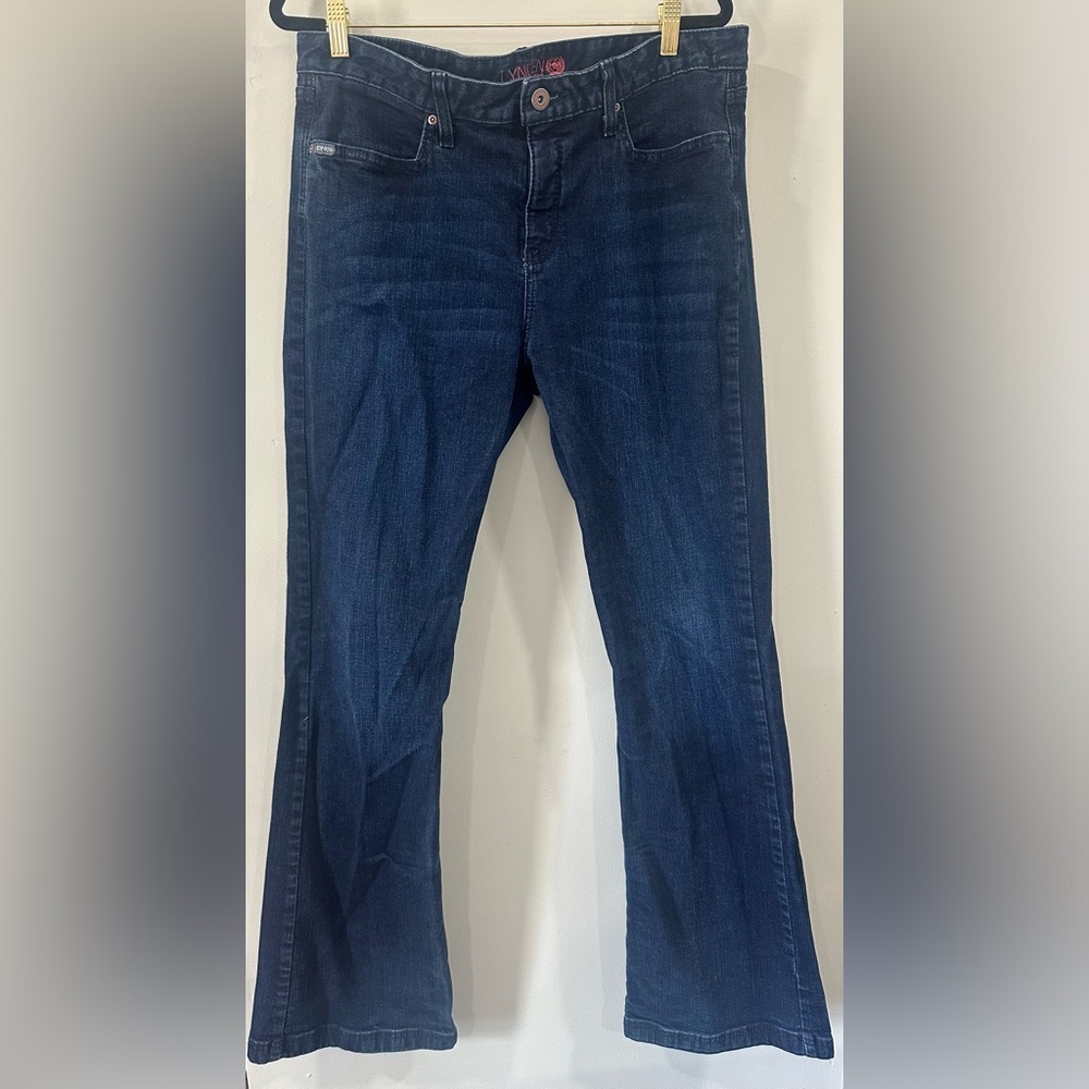 Lynden Cinch Trouser Jeans size 33/15L dark blue flare rodeo